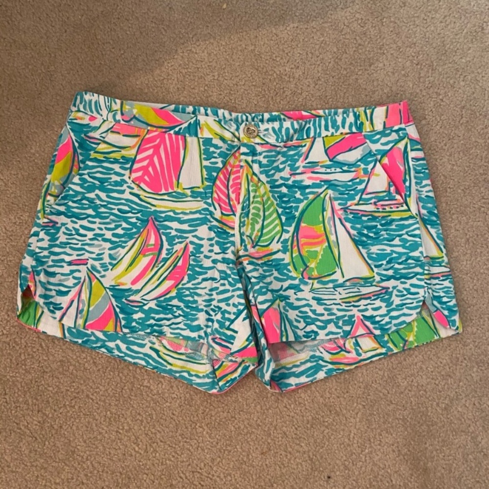 Lilly Pulitzer “You Gotta Regatta” shorts
